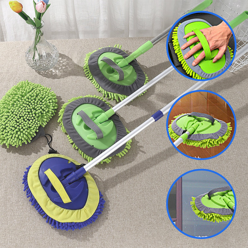 Durable Aluminum Long Handle Telescopic Car Wash Mop