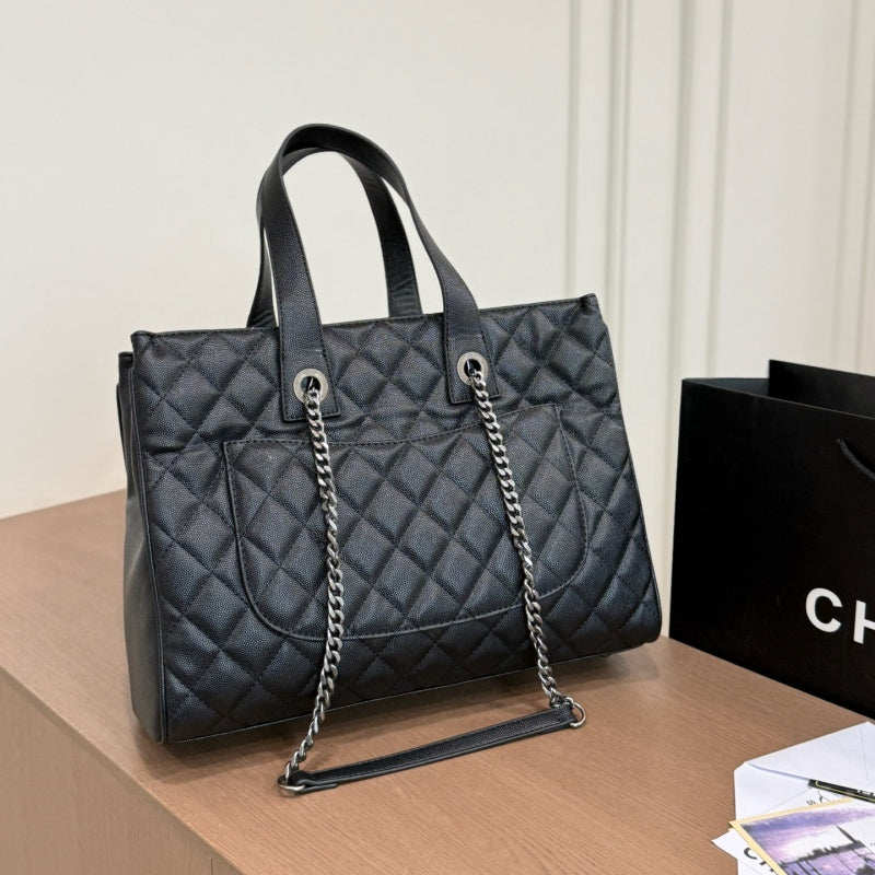 New Fashion Women's CC Caviar Leather Shoulder Bag CWT1326092305