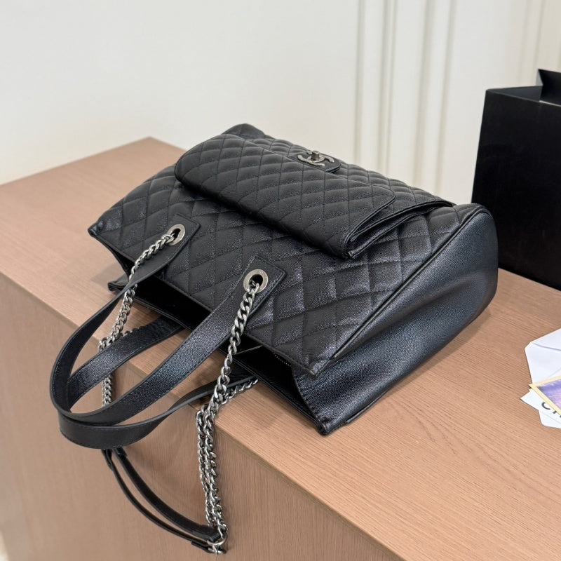 New Fashion Women's CC Caviar Leather Shoulder Bag CWT1326092305
