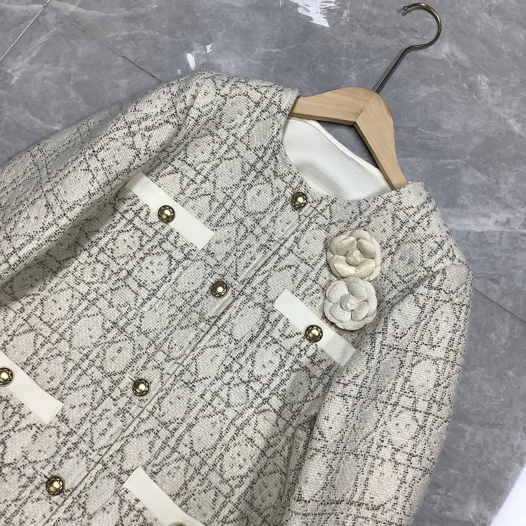 New Fashion Women's CC Tweed Jacket CQQ1326092411