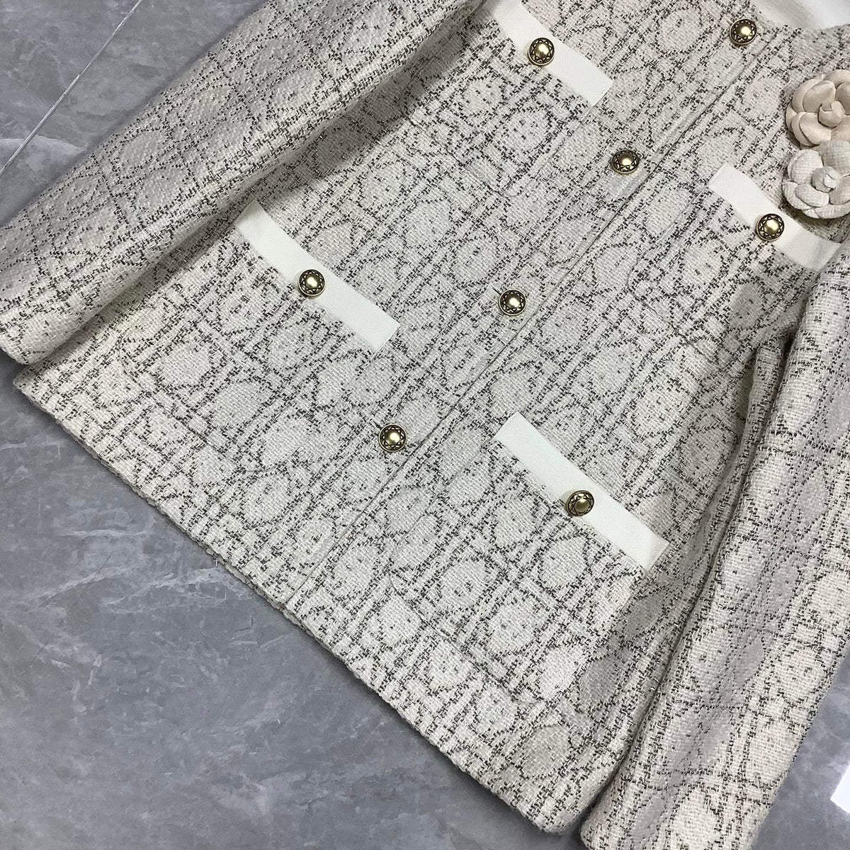 New Fashion Women's CC Tweed Jacket CQQ1326092411