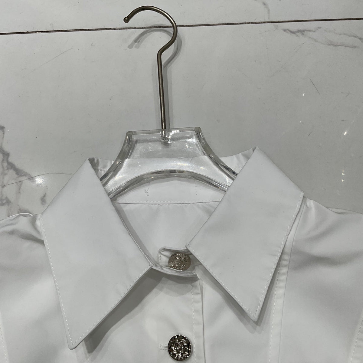 New Fashion Women's CC Collared Shirt DM1326092421