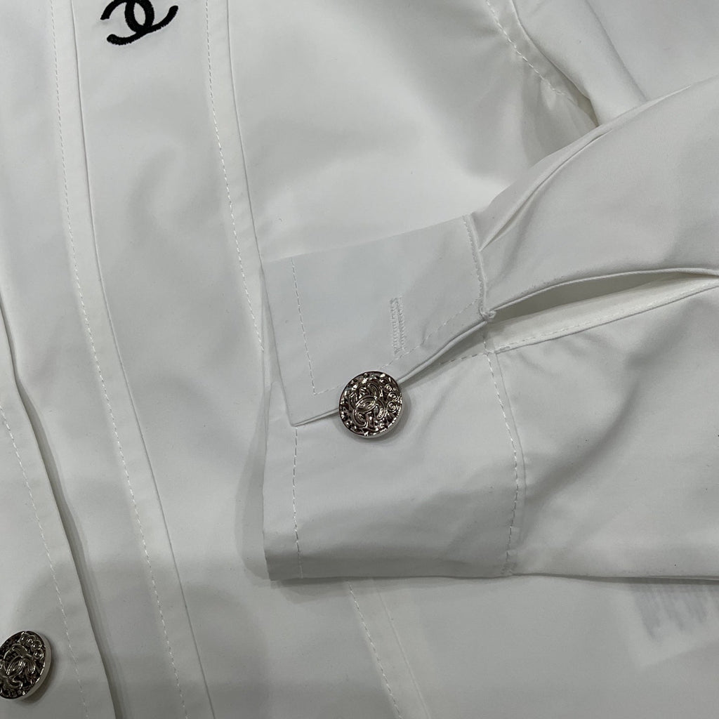 New Fashion Women's CC Collared Shirt DM1326092421
