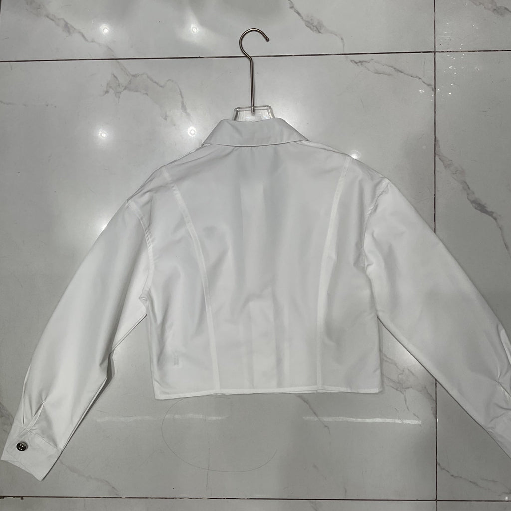 New Fashion Women's CC Collared Shirt DM1326092421