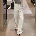 New Fashion Women's CC Faux Leather Pants  DM1326092424