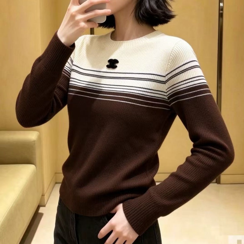New Fashion Women's CC Knit Base Top  DM1326092428