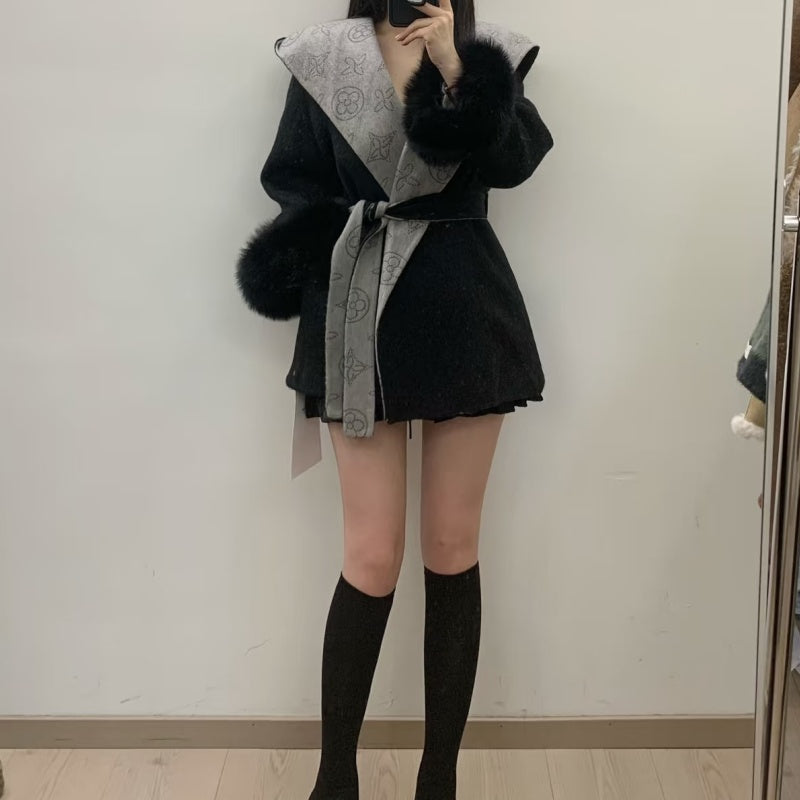 New Fashion Women Printed Coat DM1326092907