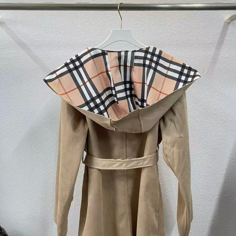 New Fashion Women BBR Plaid Coat DM1326092909