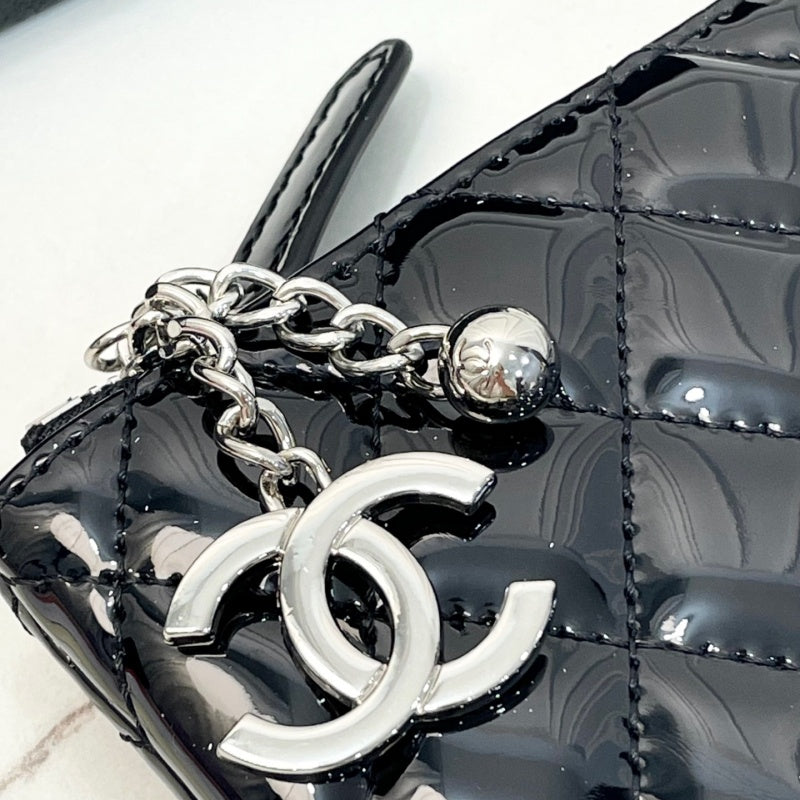 New Fashion Women Quilted Patent Leather Clutch Bag XC1326092914