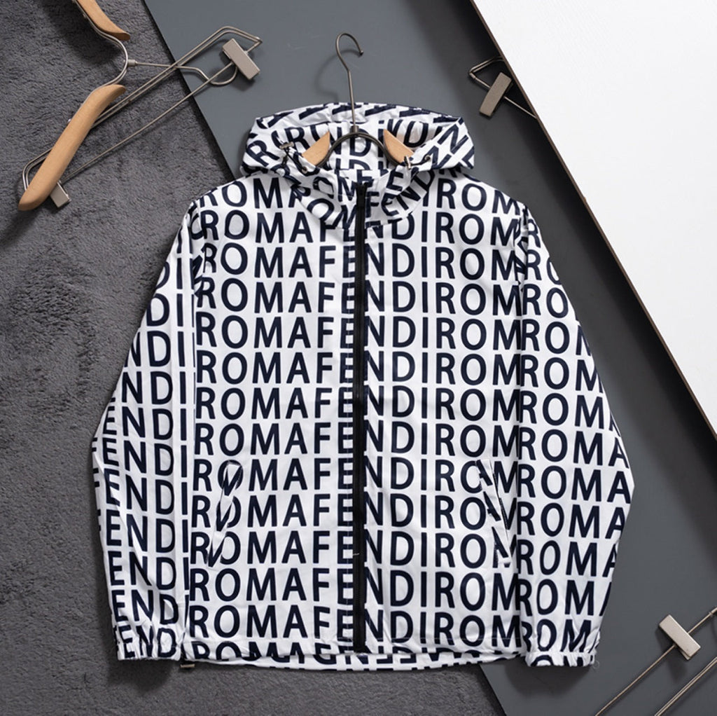 New Fashion Men's All Over Print Stand Jacket SJ1326093021
