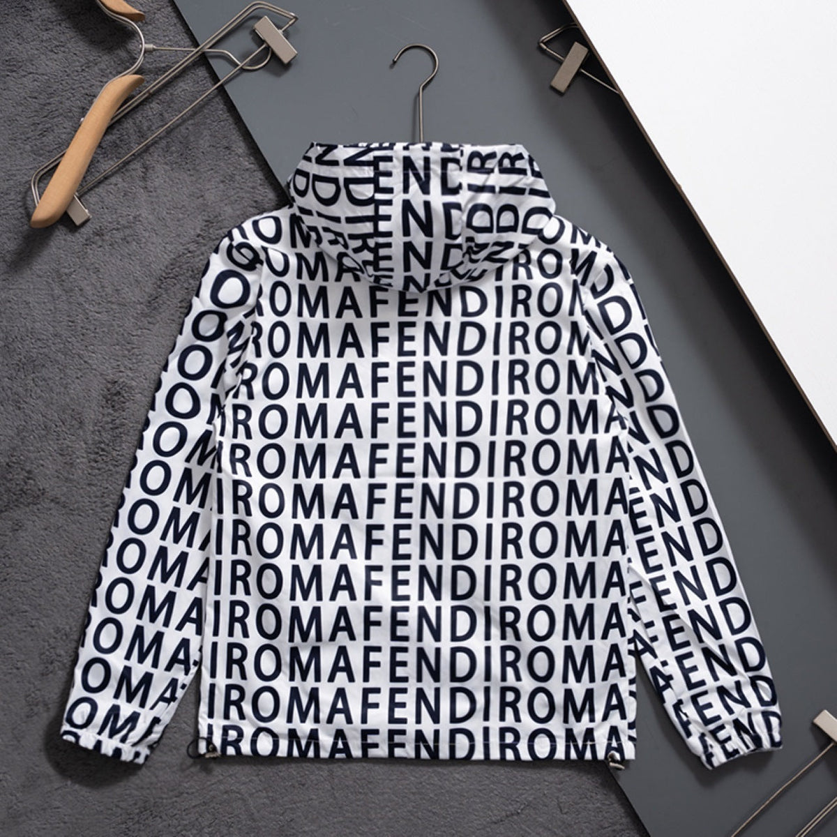 New Fashion Men's All Over Print Stand Jacket SJ1326093021