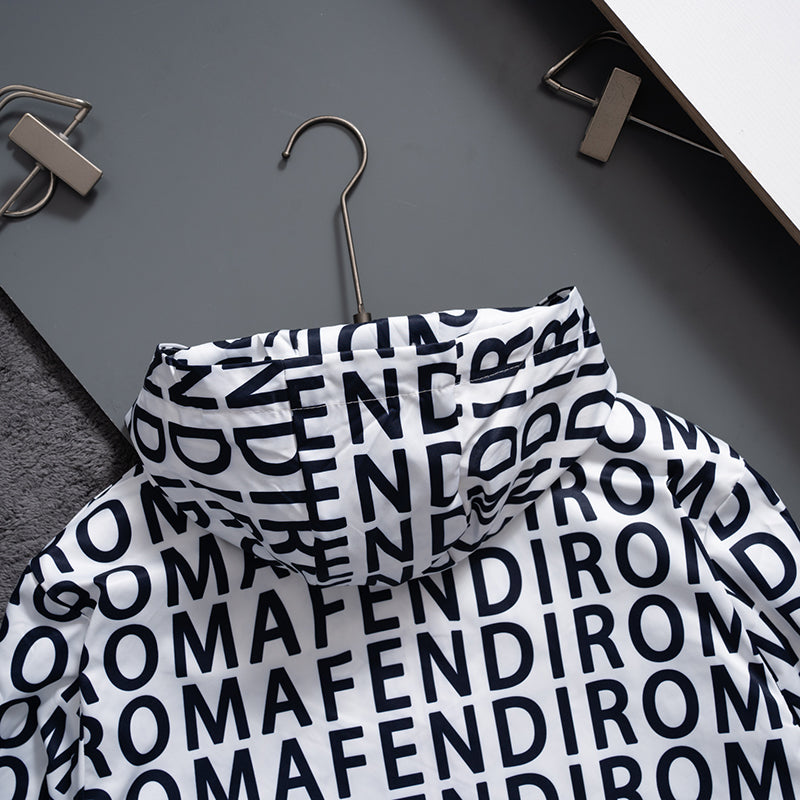 New Fashion Men's All Over Print Stand Jacket SJ1326093021