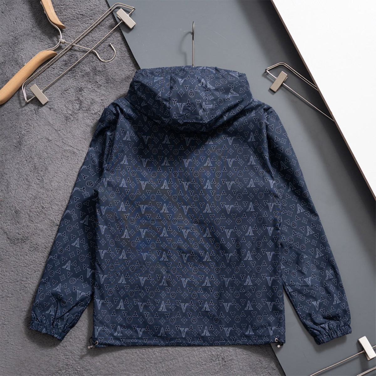 New Fashion Men's All Over Print Stand Jacket SJ1326093022