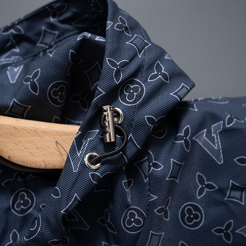 New Fashion Men's All Over Print Stand Jacket SJ1326093022