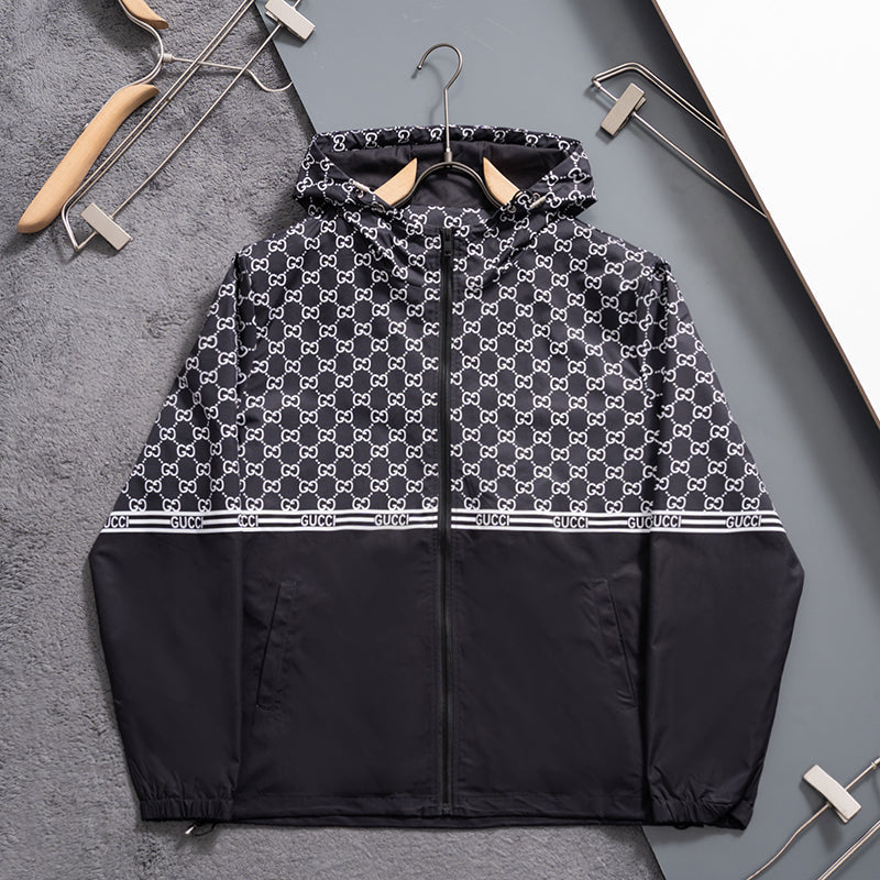 New Fashion Men's All Over Print Stand Jacket SJ1326093023