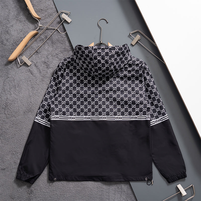 New Fashion Men's All Over Print Stand Jacket SJ1326093023