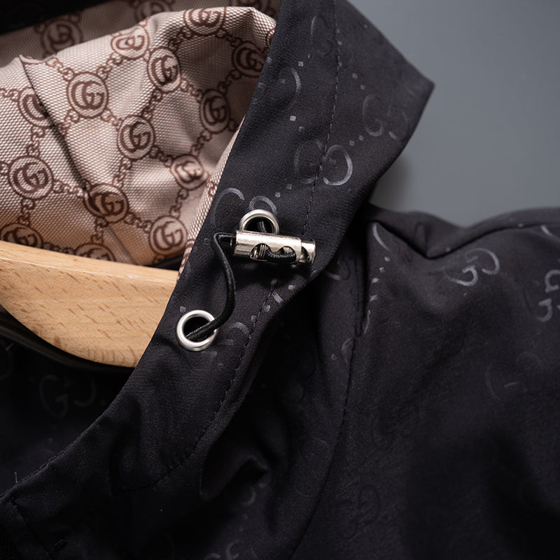 New Fashion Men's All Over Print Stand Jacket SJ1326093027