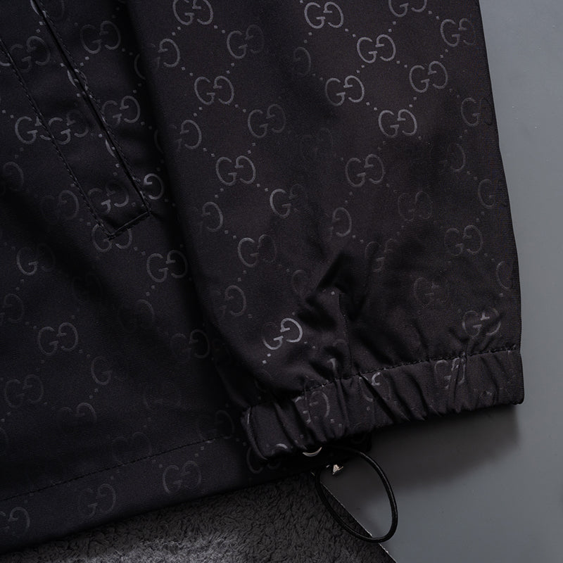 New Fashion Men's All Over Print Stand Jacket SJ1326093027