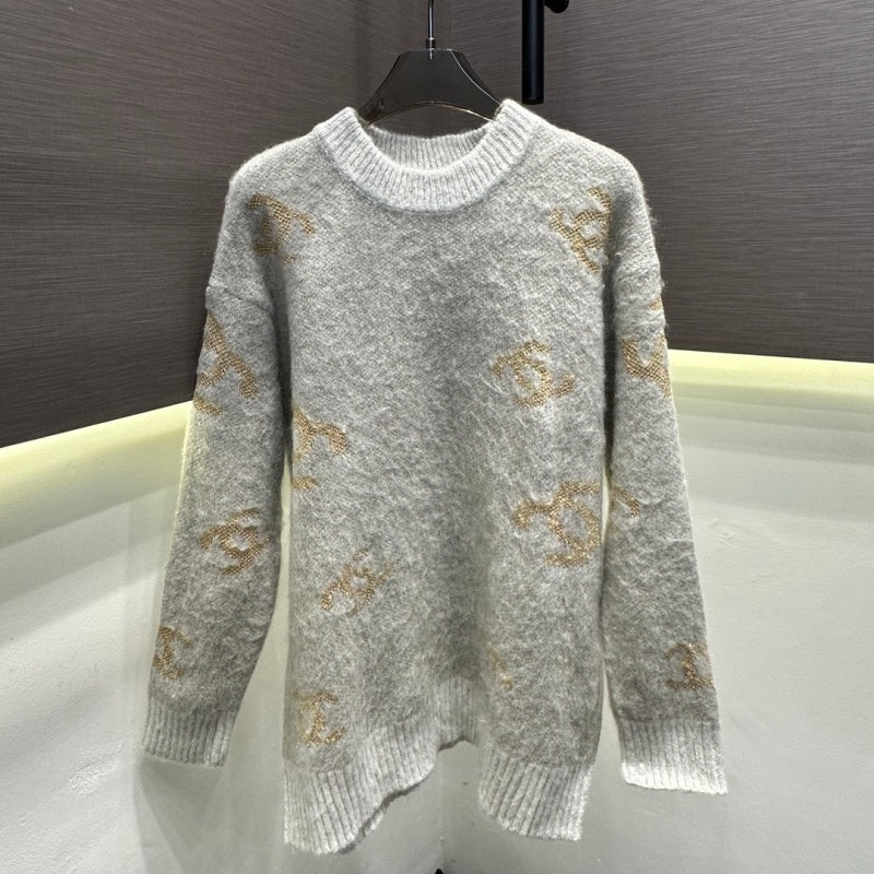 New Fashion Women's CC Loose Sweater CQQ1326100805