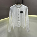 New Fashion Women's CC Beaded Knit Cardigan CQQ1326100806