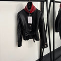 New Fashion Women's CC Leather Jacket DM1326100815