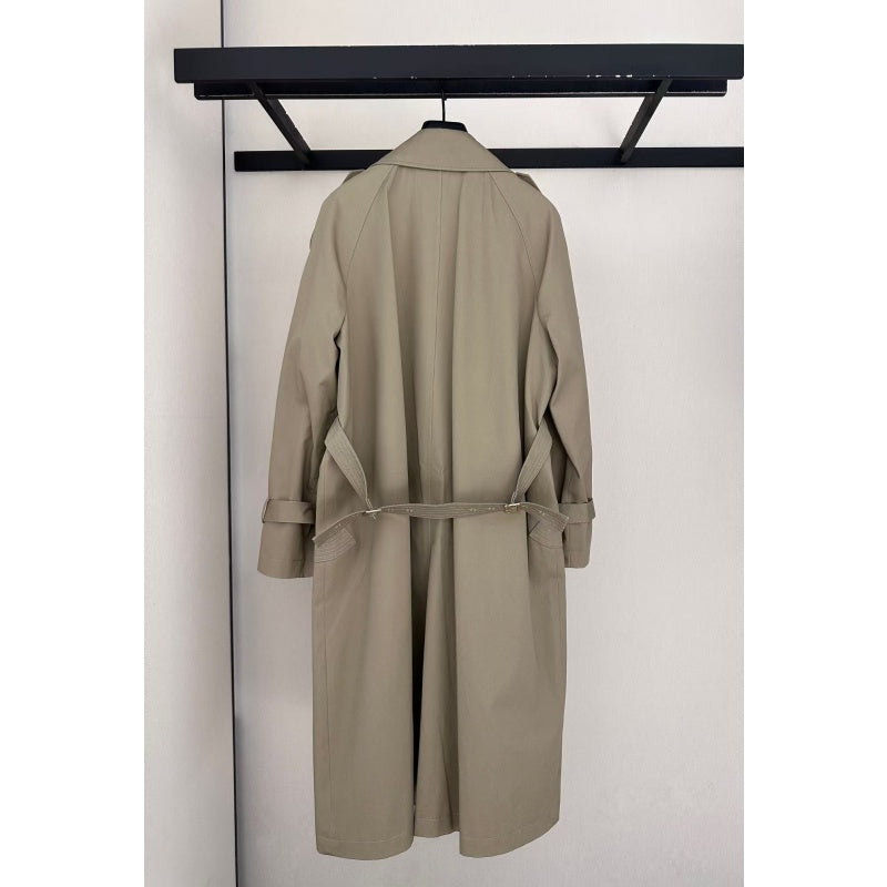 New Fashion Women's CC Long Double Breasted Trench Coat DM1326100821
