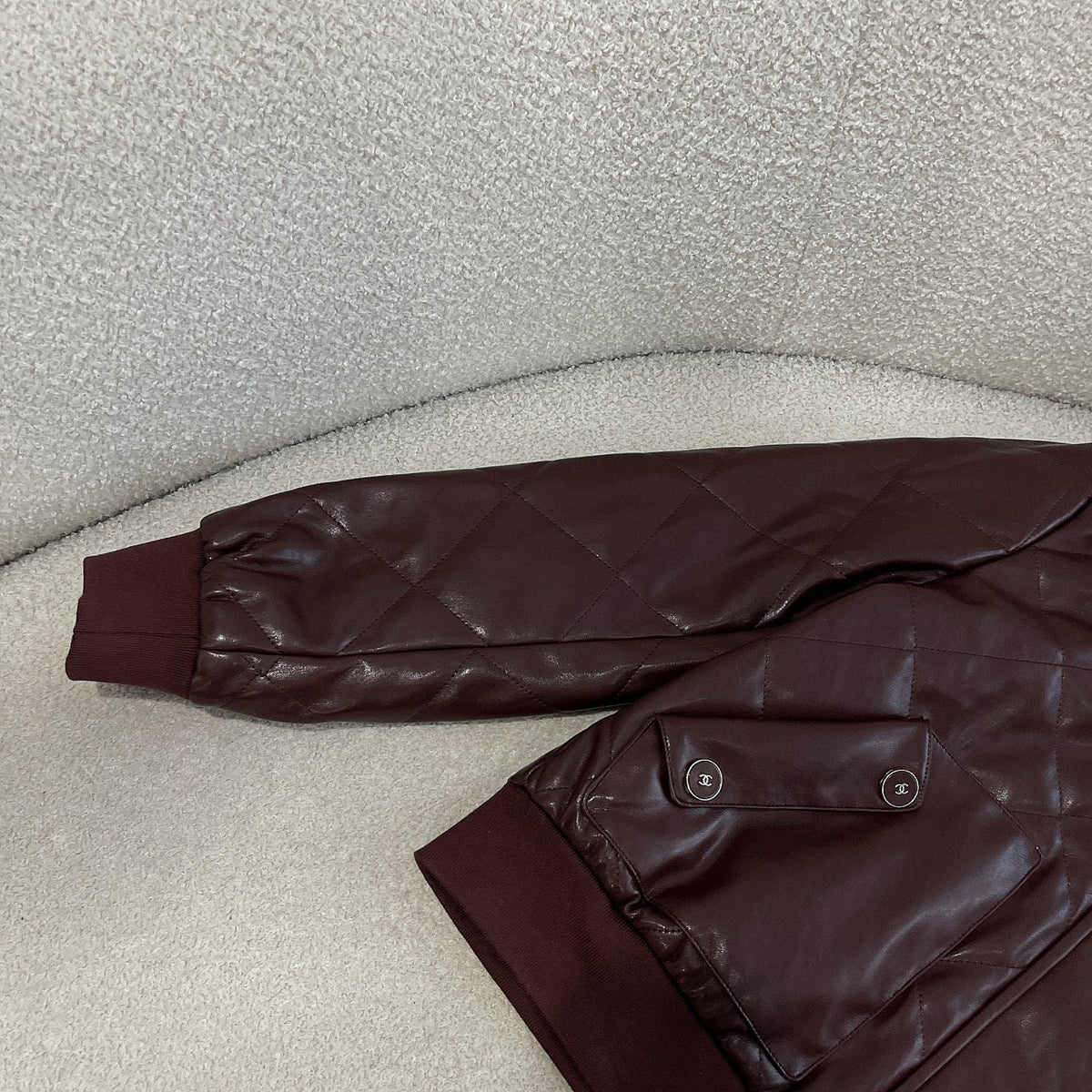 New Fashion Women's CC Leather Jacket DM1326100824